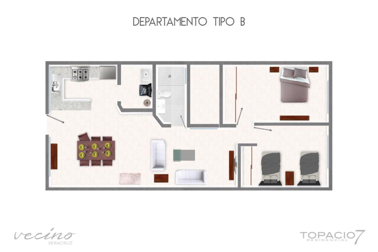 Topacio7 Residencial Boca del Rio  Exterior photo